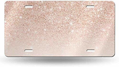 Marco - Juchen Rose Gold Faux Glitter Personalized License P