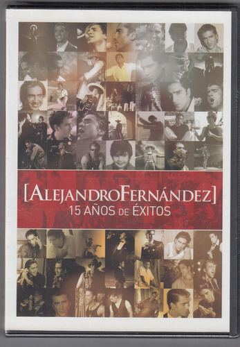 Alejandro Fernández 15 Años De Exitos Cd+dvd Original N