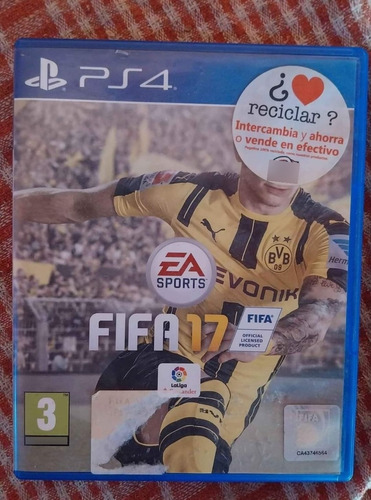 Juego Fifa 17 Para Ps4