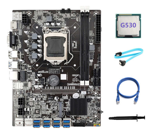 Placa Base B75 Btc Mining Lga1155 8xpcie Usb3.0