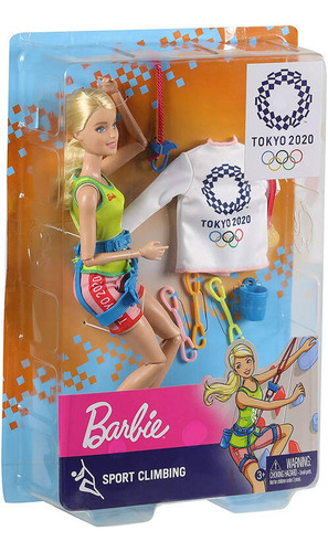 Muñeca Barbie Escalada Deportiva Deportiva Tokio 2020