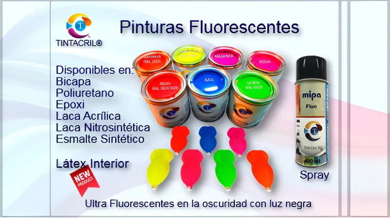 Pinturas FLUORESCENTES