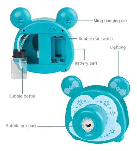 Ripley - CAMARA DE BURBUJAS LUCES Y SONIDO JUGUETE PARA NIÑOS