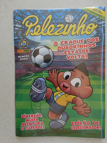 Pelezinho Zero + Cebolinha Nº 74 Novas! Panini Set 2012