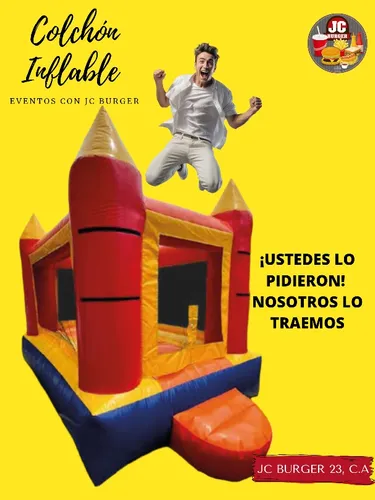 Alquiler Carrito Perros Calientes Hamburguesa Colchón Inflab
