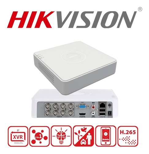 Dvr 8  Ids-7108hqhi-m1/s 4mp Hikvision