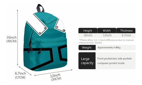 Juego De Estuches Mochilas My Hero Academia