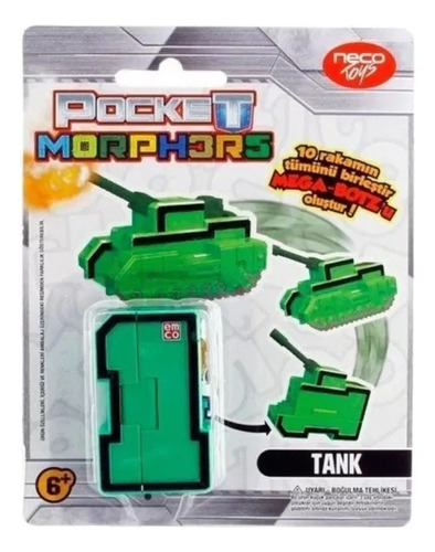 Numeros Transformables Tanque Pocket Morphers 6888 Shine
