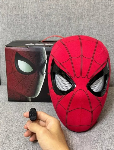 Máscara Realista Do Homem-aranha Que Pode Piscar Cosplay Pro