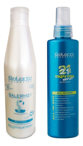 Salerm 21 Acondicionador + Spray Todo En Uno 21 Express