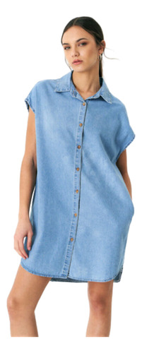 Vestido Jean  Camisero  Denim