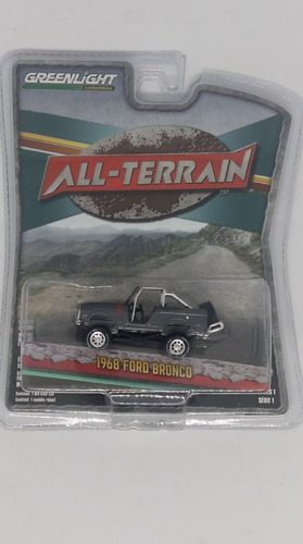 Greenlight All Terrain 1968 Ford Bronco 1:64 Envio Gratis