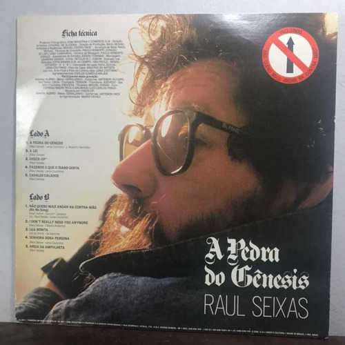 Imagem 2 de 6 de Vinil Lp Raul Seixas A Pedra Do Gênesis Bom Estado