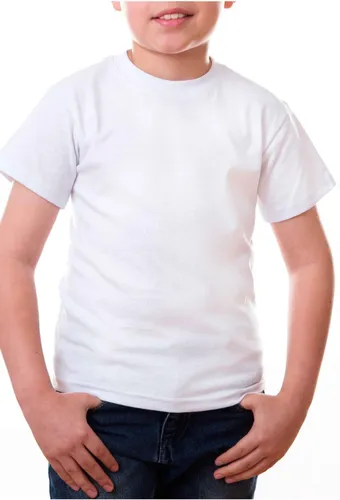 Playera blanca 2025 para niño