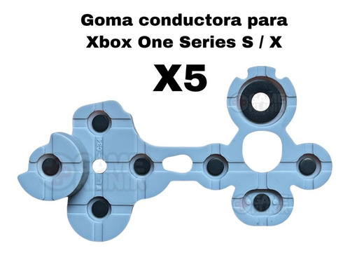 5 X Goma Conductora Membrana Control Xbox One Series S / X 