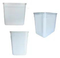 Comprar 5 Potes Frappe Original Envases Al Frappe Cuadrado 10 Litro