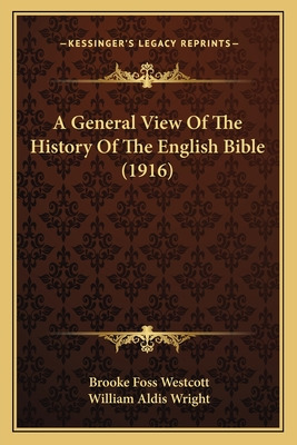 Libro A General View Of The History Of The English Bible ...
