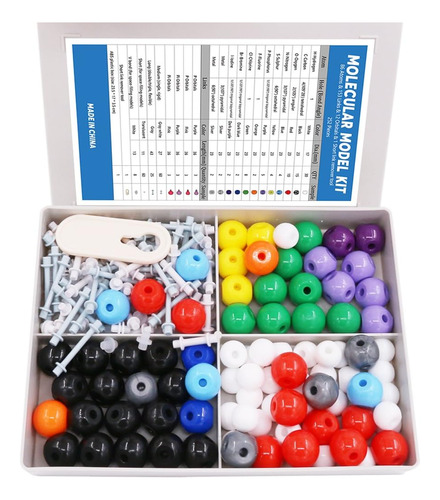 Kit De 240 Piezas De Modelo Molecular De Química Orgánica