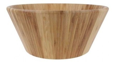 Ensaladera De Madera Free Home Cónica Mediana Café Os Tk883