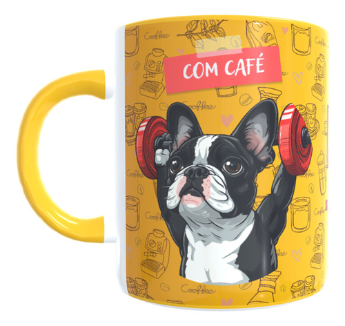 Caneca Bulldog Bazar - Francês - Sem Café?