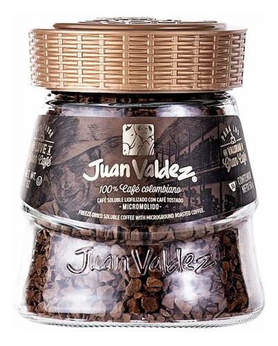 Café Juan Valdez Tradicional Clasico Liofilizado 50g Coffe