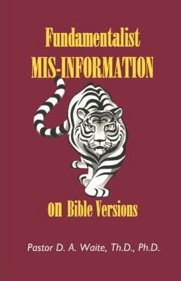Libro Fundamentalist Mis-information On Bible Versions - ...