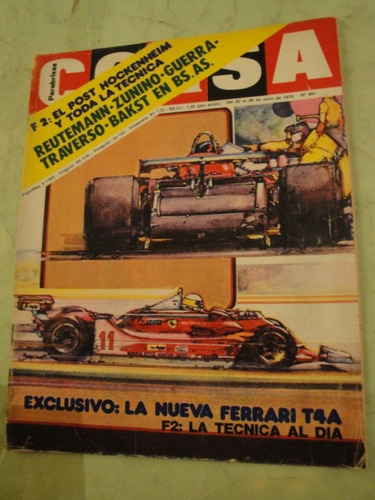 Corsa 681 Ferrari T4 Lotus 80 Formula 2 Mercedes 111 Mc Lare