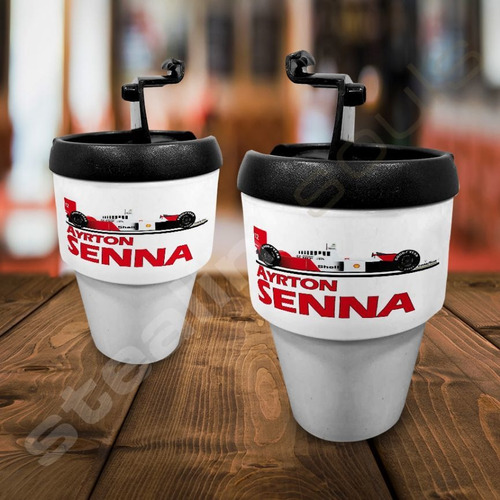 Imagen 1 de 2 de Vaso Termico Café | Formula 1 #004 | Senna Hunt Lauda Fangio