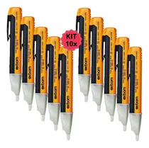 Comprar Kit 10 Caneta Detector Tensão Corrente Elétrica Teste Sonoro