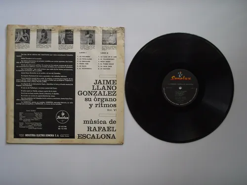 Jaime Llano Gonzalez Sabrosa Music Rafael Escalona Lp Vinilo (Usado)