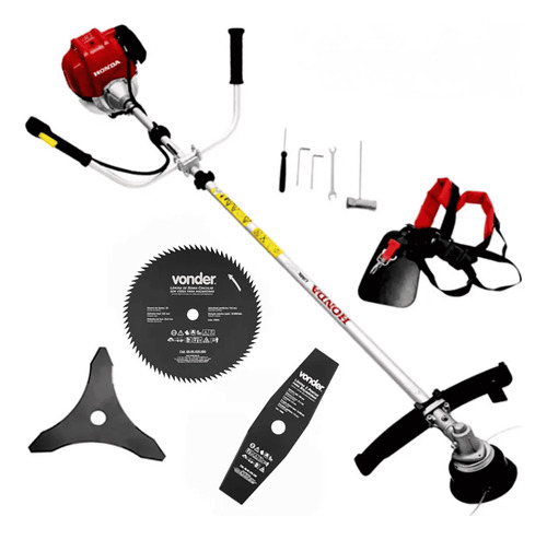 Roçadeira Honda Umk 450 T Profissional 4 Tempo Com Kit Corte