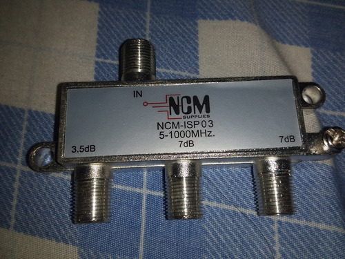 Splitter De 3 Salidas Marca Ncm Nuevo.