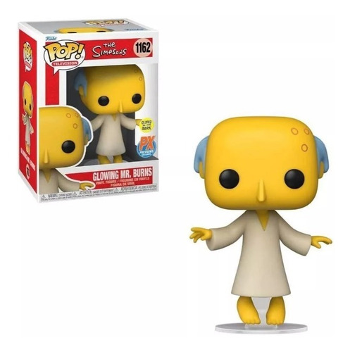 Funko Pop Mr Burns The Simpsons #1162 Brilla Glow Sticker Px