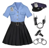 Comprar Disfraz De Oficial De Policía Gortykor, Uniforme De Policía