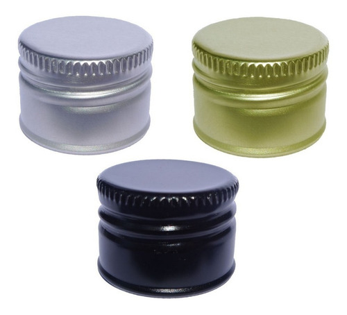 Tampa De Alumínio Rosca 29 Mm Com Lacre Transparente