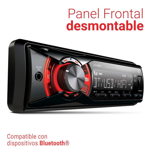 Imagen 4 de 6 de Estéreo para auto X-View CA1000RX BT con USB, bluetooth y lector de tarjeta SD