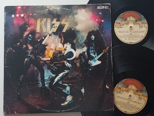 Kiss Alive ! Lp Vinilo Doble Casablanca Crema Aleman 76 Hh