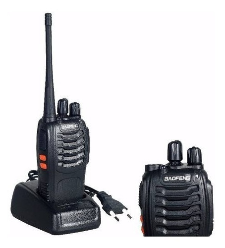 Pack De 2 Radios Transmisor Walkie-talkie Uhf Baofeng