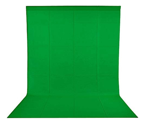 Tela Telon Verde Lino Fondo Estudio Chroma Key 6 X 4.5 Metro