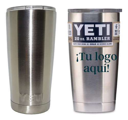 Vaso Yeti Rambler 20oz - Plateado