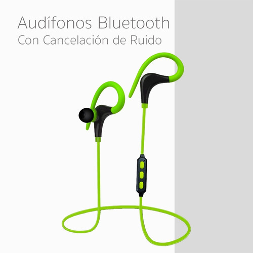 Audífonos Bluetooth Deportivos Hypergear Marathon Color Verde