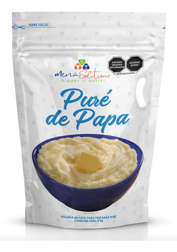 Pure De Papa Menu Solutions Bolsa De 2 Kg