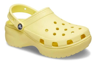 Crocs Plataforma Amarillas | MercadoLibre 📦