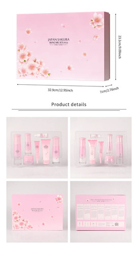 Set De 7 Piezas De Crema Limpiadora Para Ojos Y Crema Facial