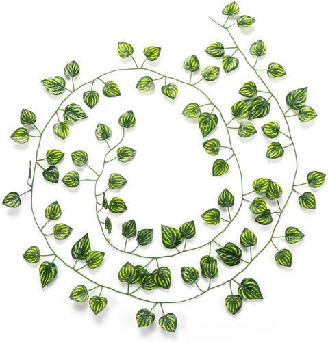 Imagen 5 de 7 de 24 Tiras Hiedra Planta Artificial Guirnalda De Vid Sintética