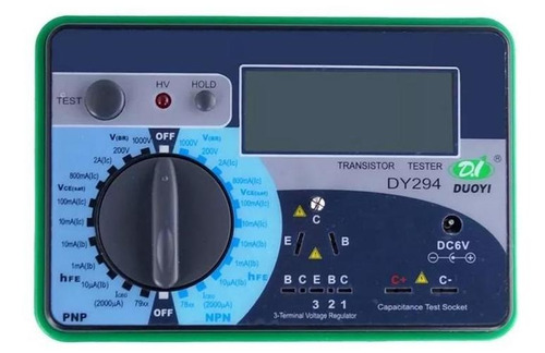 Dy294 Medidor Probador De Transistores Capacitor Tester