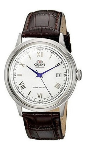 Orient Mens 2nd Gen Bambino Ver Reloj De Vestir De Cuero Y A