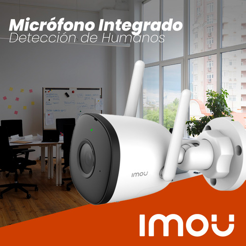Cámara Bala Imou Ip 2 Mp Wifi Microfono 1080p 2.8mm 30ir Fue