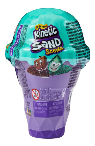 Kinetic Sand Contenedor De Helado Color Varios