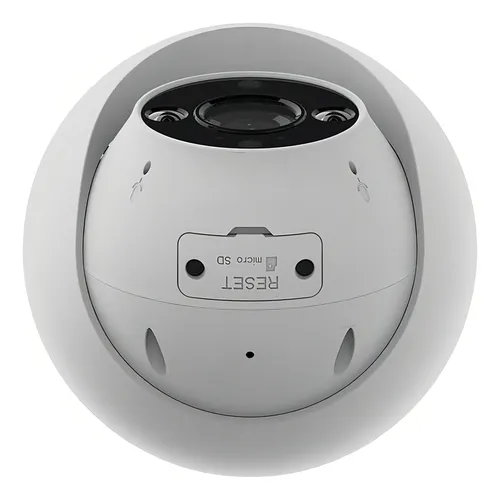 Cámara Seguridad De Exteriores H4 2k Ezviz Noche A Color Color Blanco